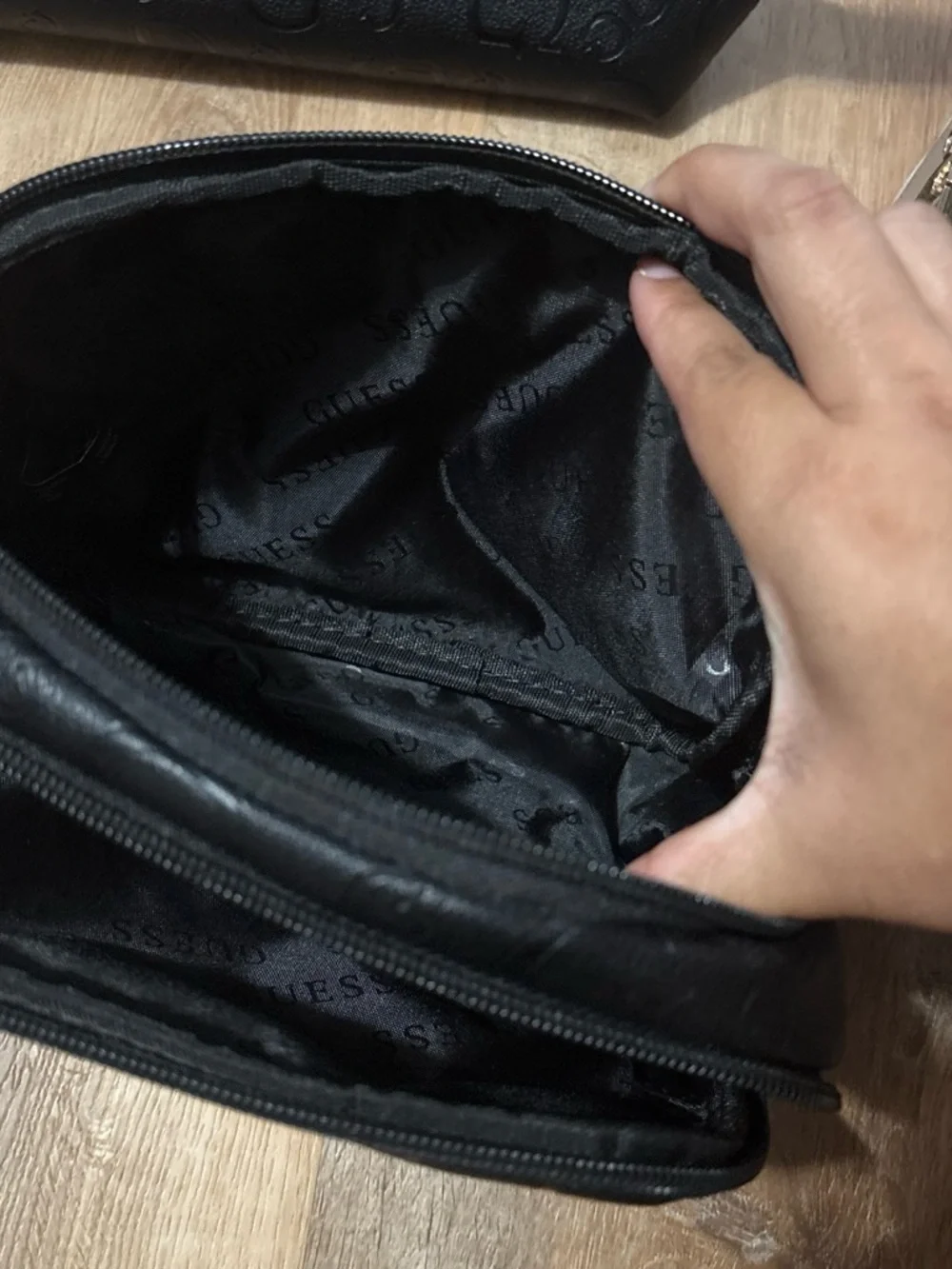 GUESS Makeup Bags and Cosmetic Train Case NWOT